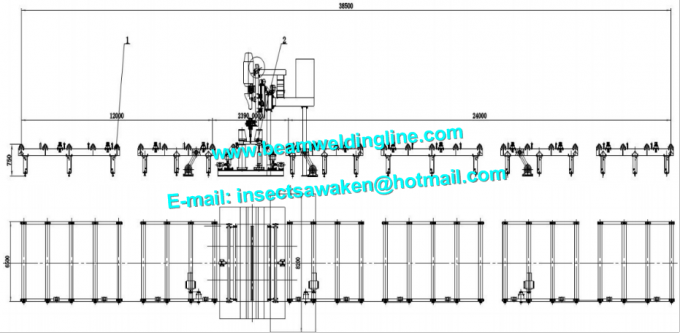 Flat Steel Plate Longitudinal Joint Butt Welding Machine Automatic For Marine 1