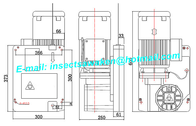 Lightweight Safety Versatile Electric Hoist LTD63 For Suspended Platform 0