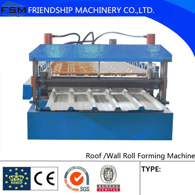 PLC Control Roll Forming Line, Automatic C Z Purlin Roll Forming Machine 0