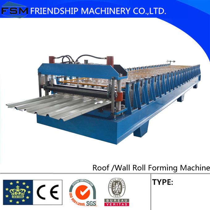 PLC Control Roll Forming Line, Automatic C Z Purlin Roll Forming Machine 1