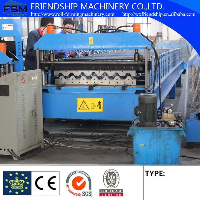 PLC Control Roll Forming Line, Automatic C Z Purlin Roll Forming Machine 2