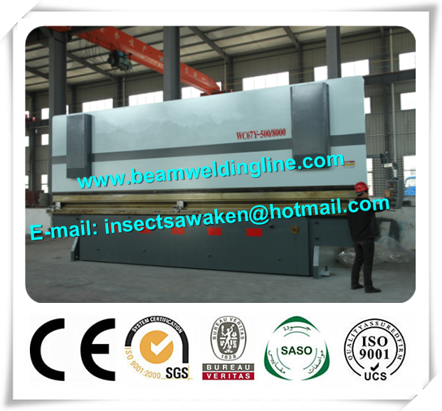 CE Hydraulic Press Brake Machine CNC Steel Sheet Bending Machine 6100 * 2500 * 4200MM 0