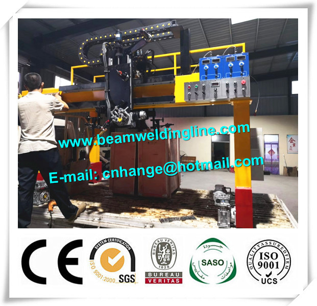 Semi Trailer Industry Automated Welding Machines , H Beam Welding Line 2
