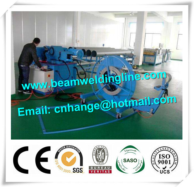 Industry Orbital Tube Welding Machine , Spiral Duct Making And Forming Production Line 0