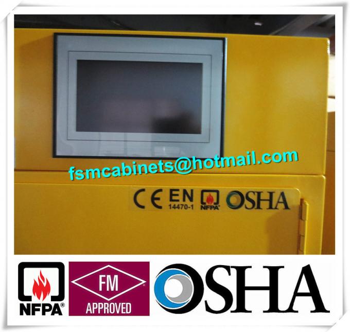 Filtered type Flammable Storage Cabinet , Industrial Safety Cabinet With Ventilation System 0