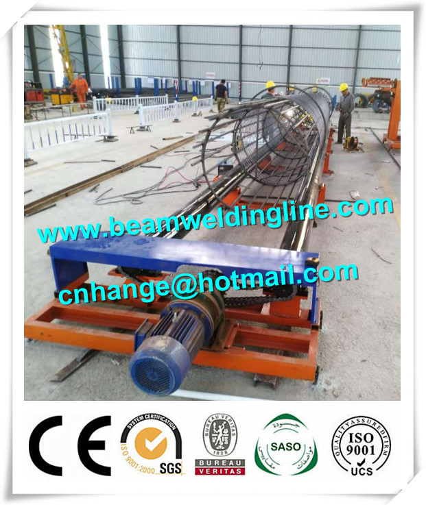 Tank Welding Tower Production Line , Rebar Cage Winding Machine