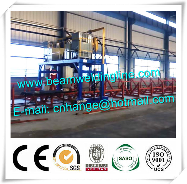 Light Type H Beam Welding Line , Automatic H beam Production Line In China 1