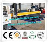CNC Gantry Crane Plasma Flame Cutting Machine , MEtal Sheet Plasma Cutting Machine