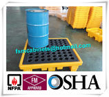 Oil Drum Spill Pallet Containments , Fire Resistant File Cabinet For Drum Spill Pallet