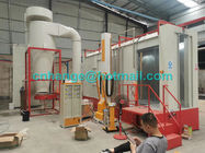 Monocyclone Automatic  Powder Coating Production Line For Steel Parts