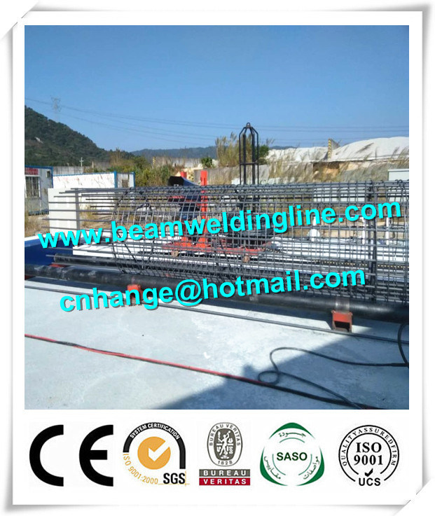 Tank Welding Tower Production Line , Rebar Cage Winding Machine