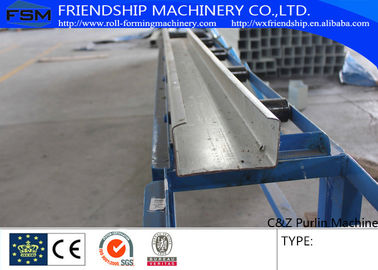 Efficiency C Z Purlin Rolling Form Machine Galvanized Steel High Speed