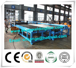 Automatic HVAC Duct Manufacturing Line , Wind Tower Production Line Make Heating Duct