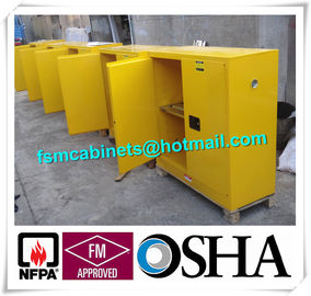 Flammable Industrial Safety Cabinets With Earthing Socket For Combustible Liquid