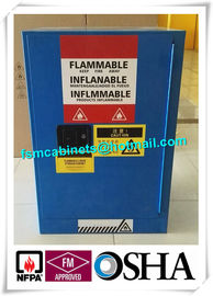 Yellow Dangerous Industrial Safety Cabinets For Liquid , Paint Safety Storage Cabinets