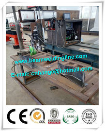 Corrugated Web H Beam Production Line , Truck Panel Corrugated Plate Welding Machine