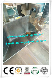 Corrugated Web H Beam Production Line , Truck Panel Corrugated Plate Welding Machine