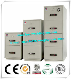 White Office Metal Industrial Safety Cabinets 3 Draw Filing Cabinet