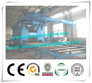 External And Outer Steel Plate Painting / Shot Blasting Machine Customized