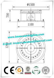 Floor Turning Table Pipe Welding Positioner 380V 3P 50HZ 1500mm Worktable